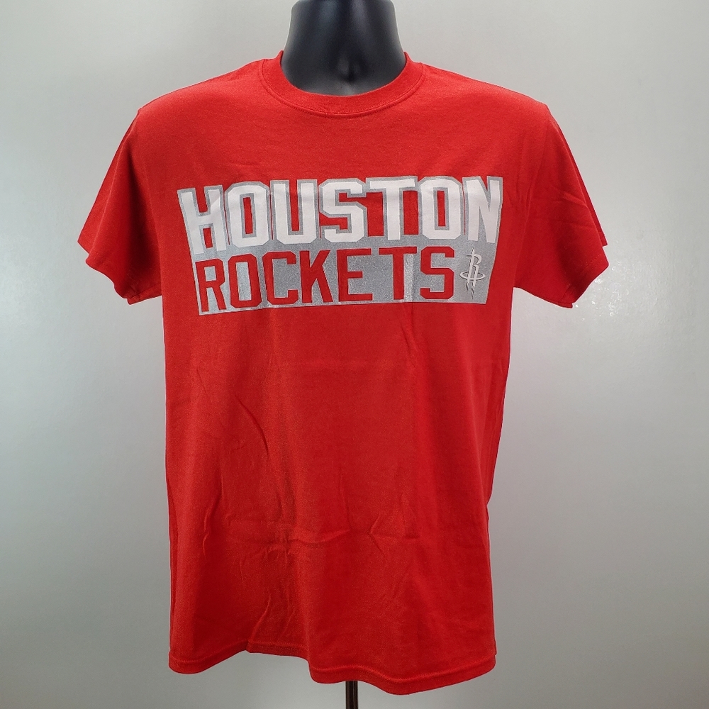 NBA Houston Rockets Basketball James Harden Tee Shirt Jersey Small Red - Picture 2 of 10